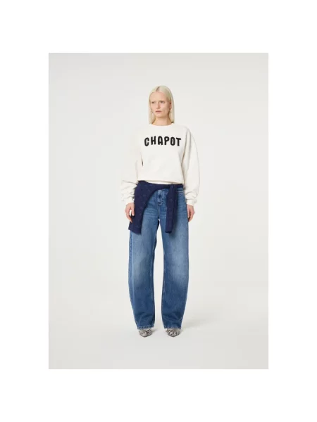 Bluza Fabienne Chapot frotte beżowa