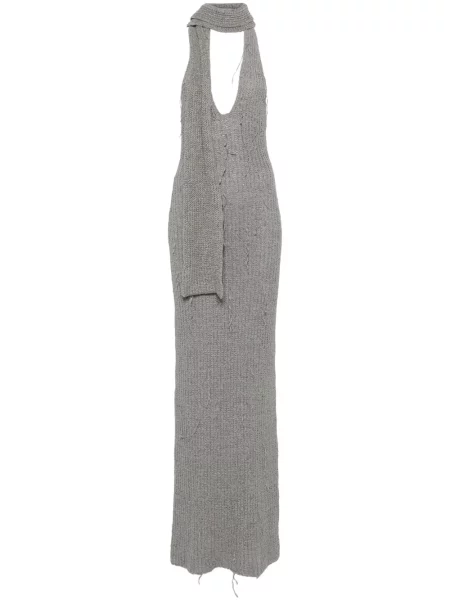 Rochie maxi Aya Muse de costum gri