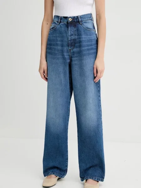 Džíny Sessun high waist modré