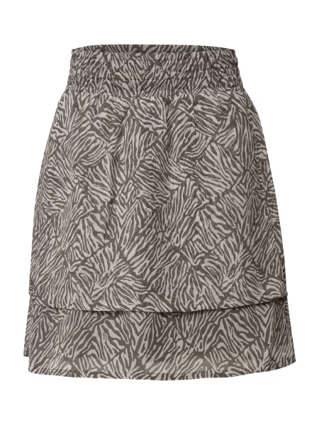 STREET ONE Fustă ciocolatiu / deschis gri