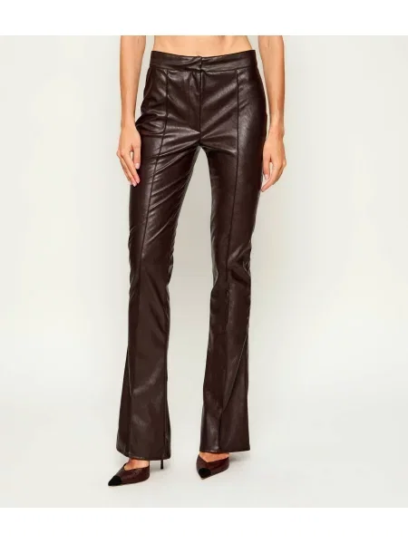 Elisabetta Franchi Pantaloni | flare fit maro