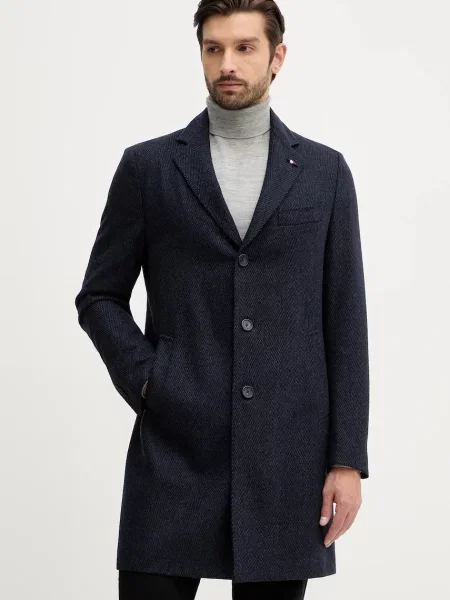 Палто Tommy Hilfiger тъмносиньо