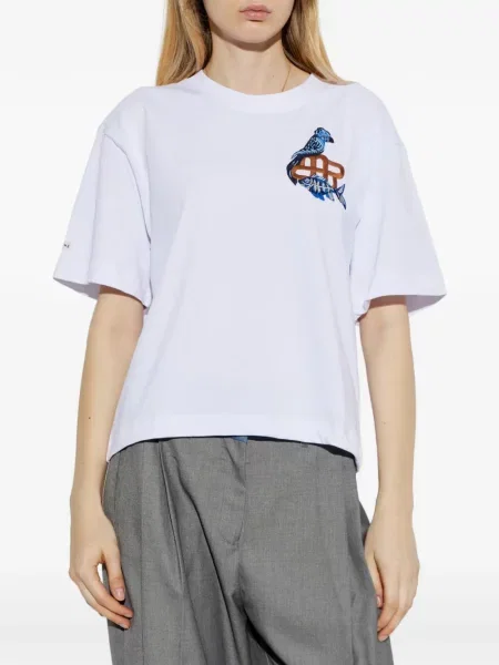 Tricou Munthe cu broderie alb