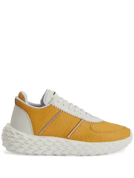 Sneakerși Giuseppe Zanotti Urchin cu imagine galben