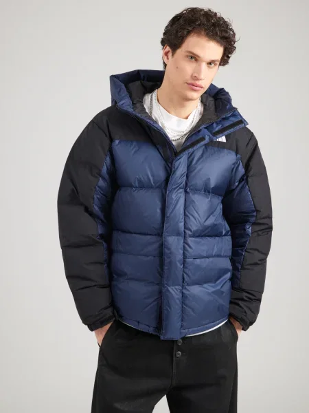 The North Face Vatovaná bunda Himalayan Tmavomodrá biela
