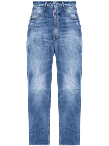 Traperice ravnih nogavica Dsquared2 plava