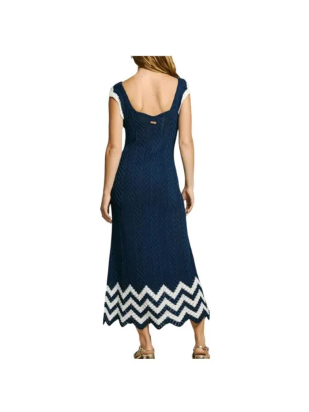 Rochie din denim Pepe Jeans albastru
