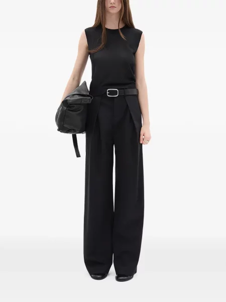 Vestă Ann Demeulemeester tricotate negru
