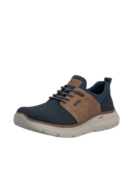 Sneakerși Rieker albastru
