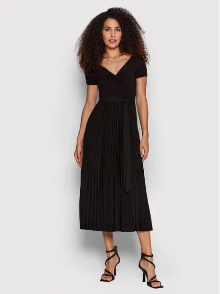 Obleka maxi obleka Guess črna