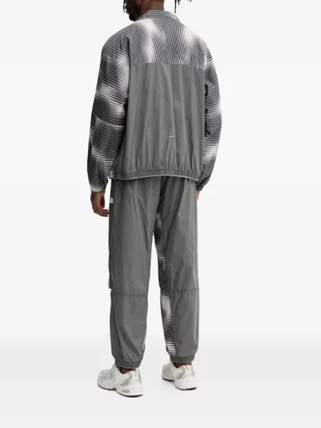 Geacă Ea7 Emporio Armani cu imagine cu gradient gri