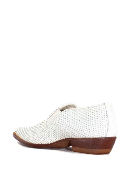 Botine Sonora din piele slip-on alb