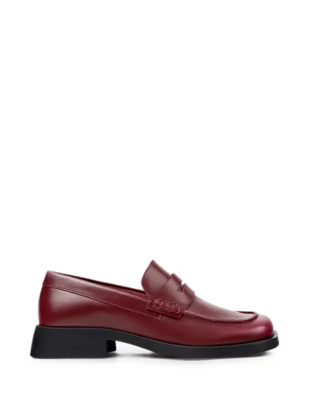 Pantofi loafer Camper din piele roșu