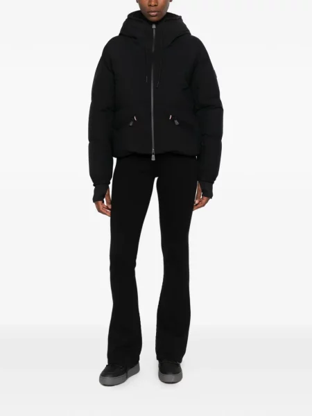 Geacă cu puf Moncler Grenoble cu glugă negru