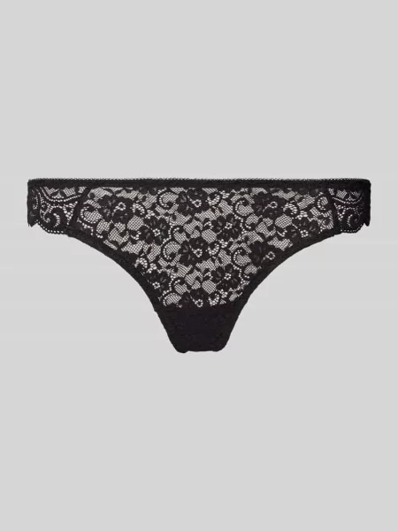 Stringi z półprzezroczystego materiału model ‘AMOURETTE’ Triumph czarne