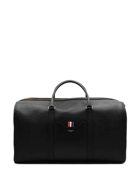 Geantă Thom Browne din piele negru