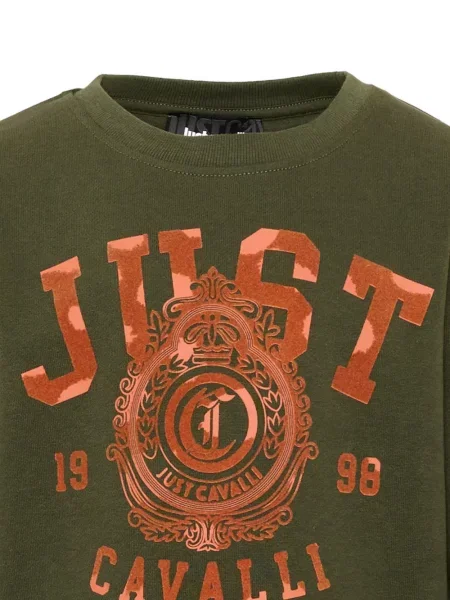 Bluza dziecięca Just Cavalli zielona