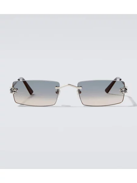 Sončna očala Cartier Eyewear Collection srebrna
