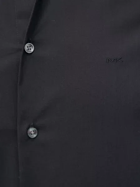 Michael Kors koszula slim z kołnierzykiem klasycznym czarny