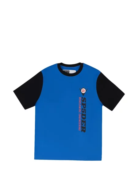 Tricou Sp5der cu imagine albastru