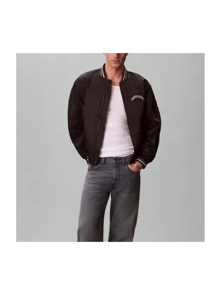Calvin Klein Jeans geacă bomber bărbătească negru