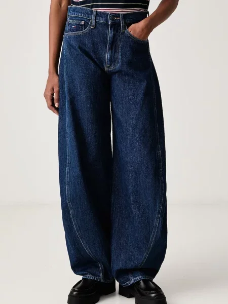 Tommy Jeans blugi barrel pentru femei