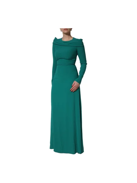 Długa sukienka wieczorowa Dolce And Gabbana zielona