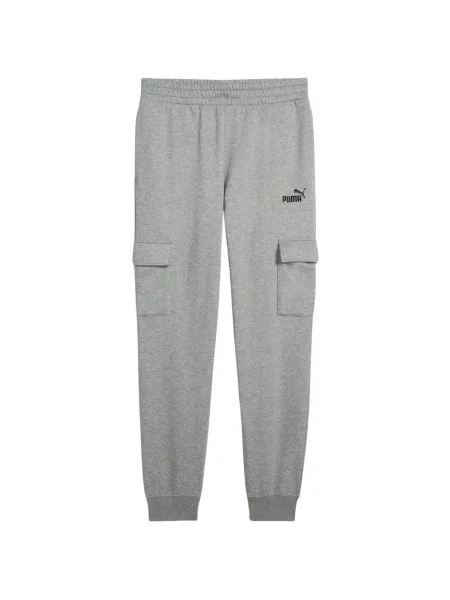 Spodnie Puma ESS Logo Cargo Pants FL szare