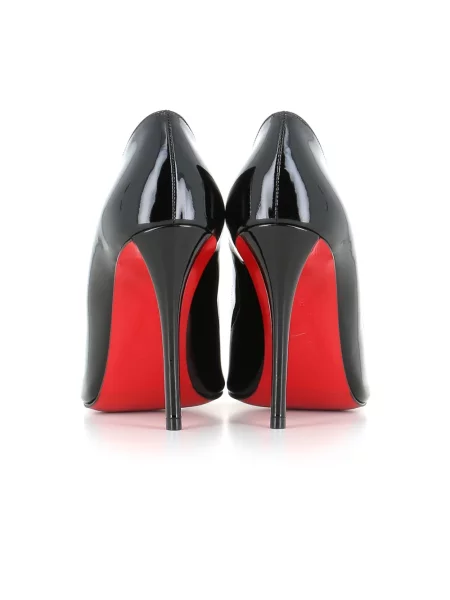 Czółenka Christian Louboutin skórzana czarna