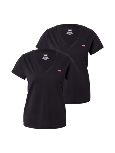 LEVI'S ® Tricou roșu / negru alb