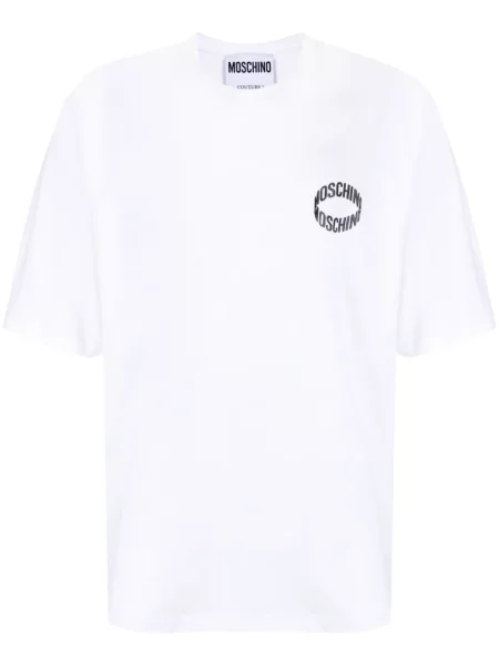 Tricou Moschino cu imagine alb
