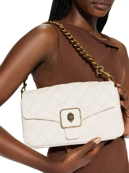 Кожаная сумка-багет Kurt Geiger London