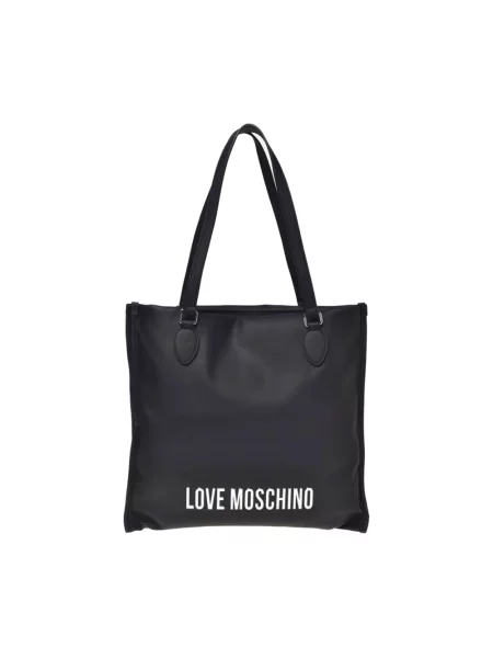 Love Moschino Torebki Kobieta ONE SIZE Eleganckie Torby z Zamknięciem na Logo czarny