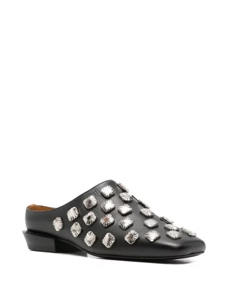 Papuci tip mules Toga Pulla din piele negru