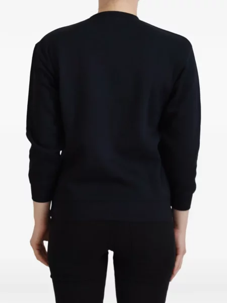 Pulover Philippe Model Paris cu imagine negru