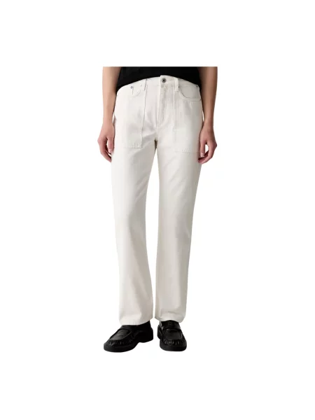 Karl Lagerfeld Jeans jeansy straight beżowe