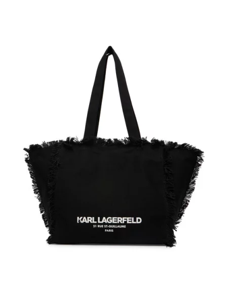 KARL LAGERFELD Kabelka čierna