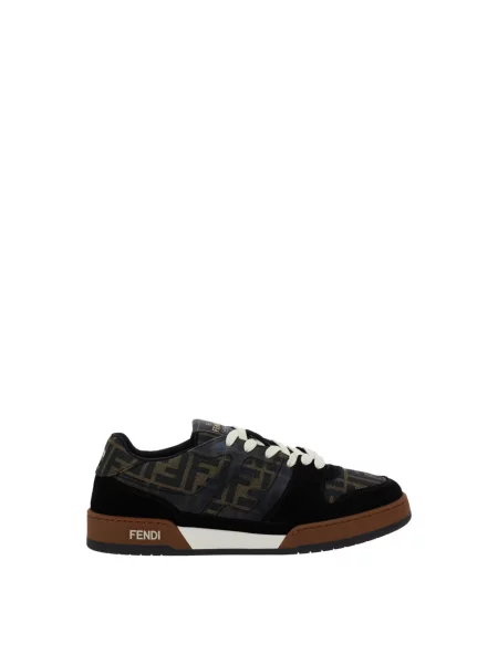 Sneakersy Fendi skórzane czarne