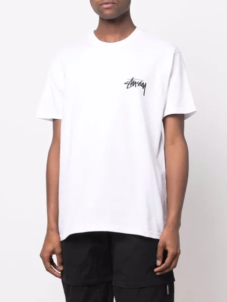 Tricou Stüssy cu imagine alb