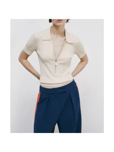 Sweter Patrizia Pepe biały