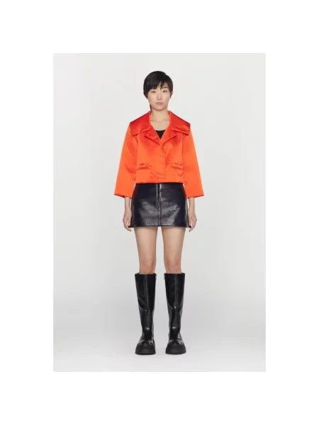 Krótka marynarka Add pomarańczowa