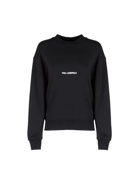 Bluza Karl Lagerfeld z logo czarna
