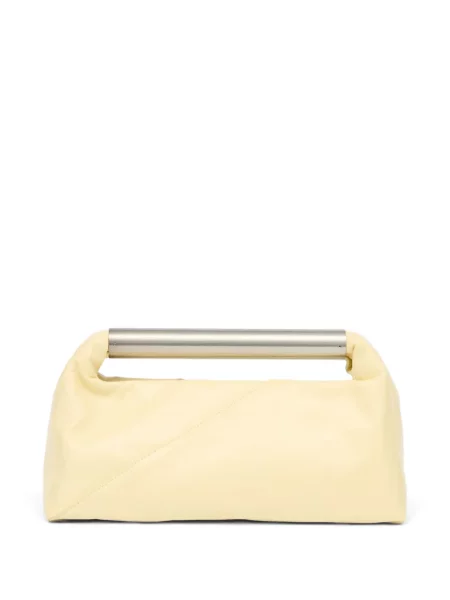 Geantă shopper Mm6 Maison Margiela din piele galben
