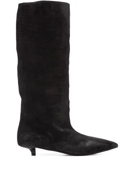 Botine Marsell din piele negru