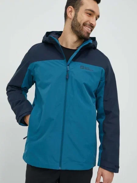 Outdoorová bunda Jack Wolfskin Taubenberg oranžová