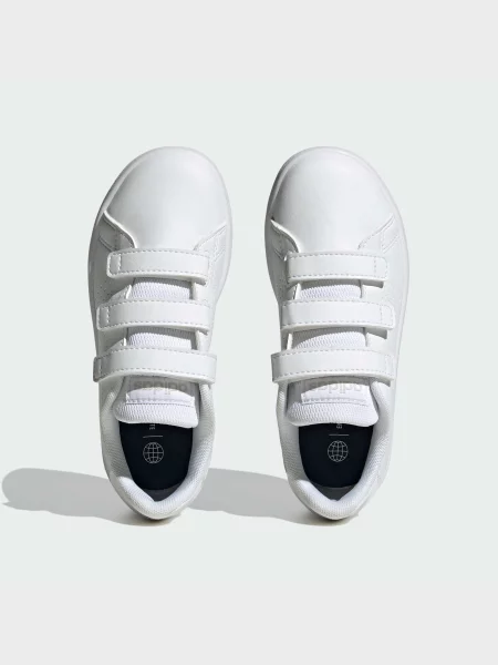 Кожаные кеды Adidas белые