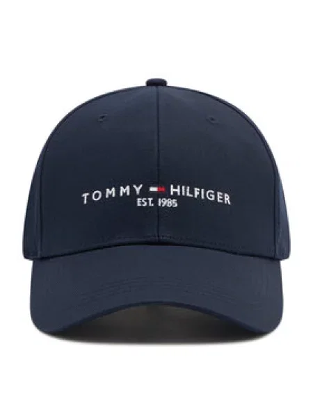 TOMMY HILFIGER Kšiltovka noční modrá / ohnivá červená bílá