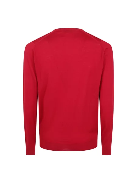 Sweter John Smedley czerwony