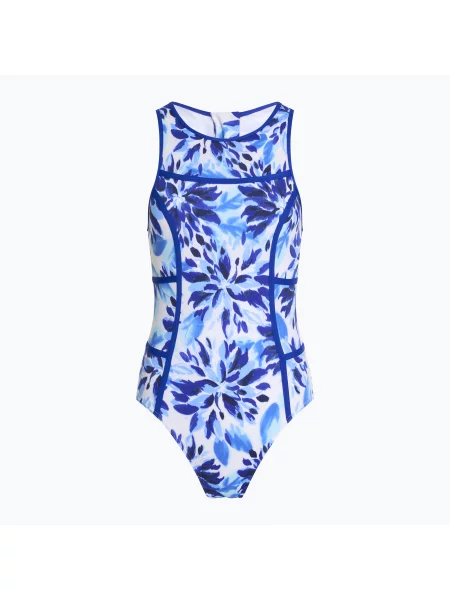 Дамски бански костюм от една част Funkita Hi Flyer One Piece blossom blue синьо