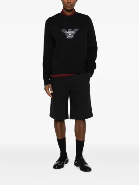 Суитчър Emporio Armani с принт черно